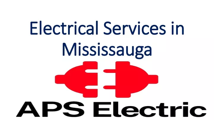 electrical services in mississauga