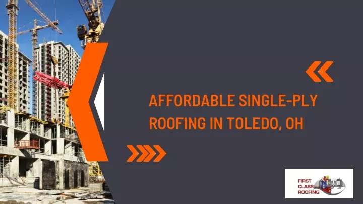 affordable single ply roofing in toledo oh