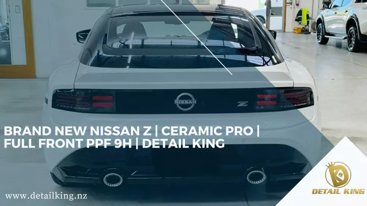 brand new nissan z ceramic pro full front