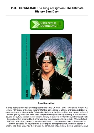 Read PDF] The King of Fighters: The Ultimate History by Sam Dyer Ebook Download