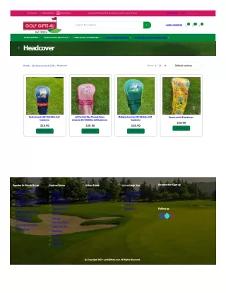 Explore a Wide Range of Golf Headcovers | Golf Gifts 4U