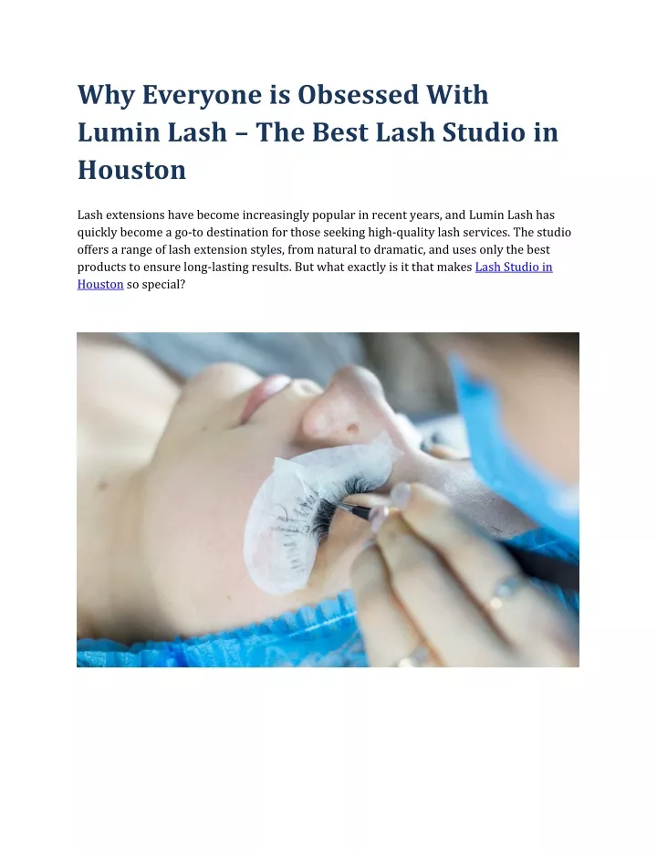 why everyone is obsessed with lumin lash the best