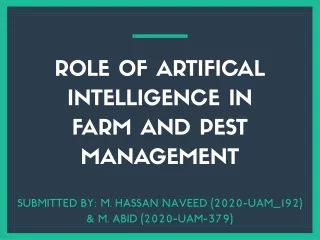 AI use in farm