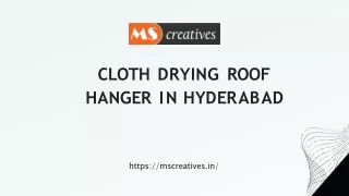 Cloth Drying Roof Hanger in Hyderabad