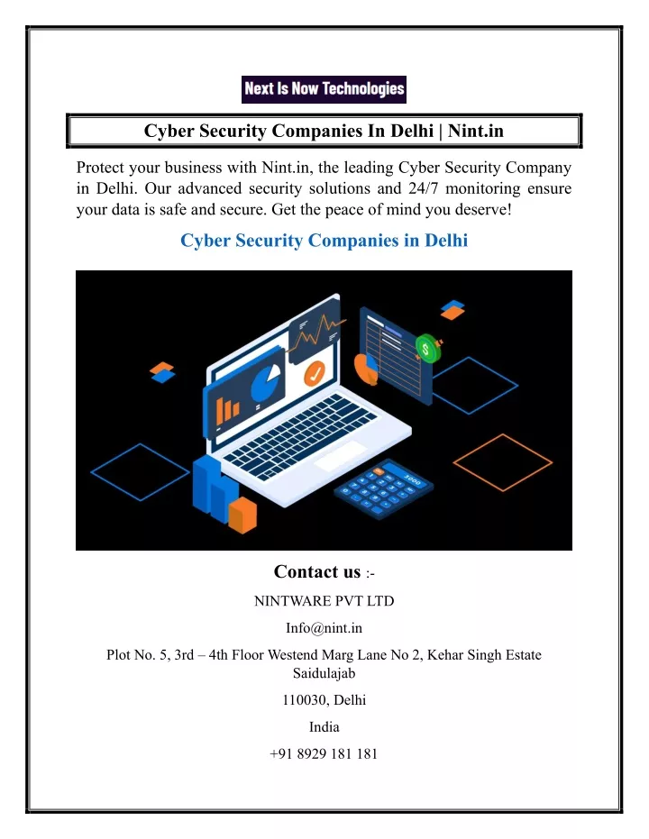 cyber security companies in delhi nint in