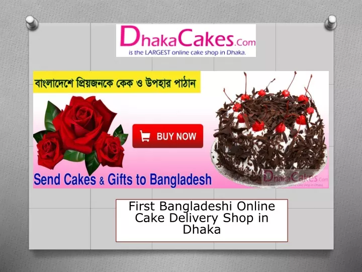 first bangladeshi online cake delivery shop