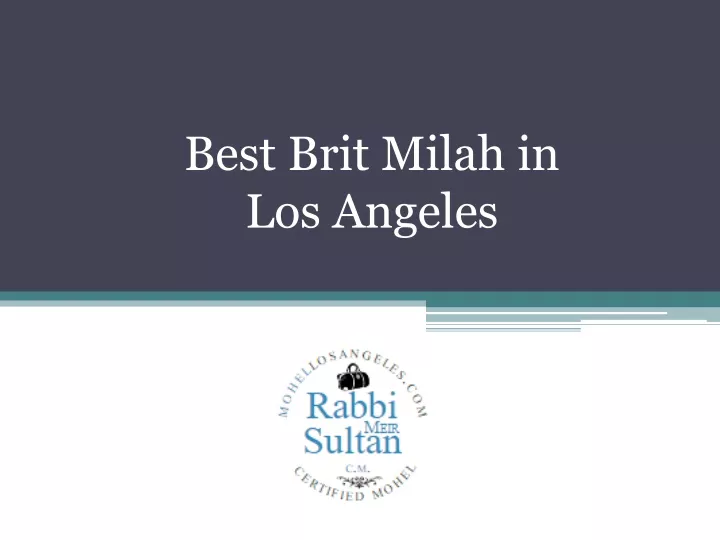 best brit milah in los angeles