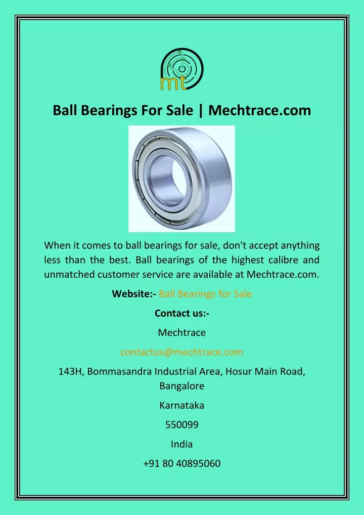 ball bearings for sale mechtrace com