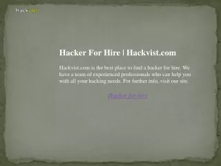 hacker for hire hackvist com hackvist