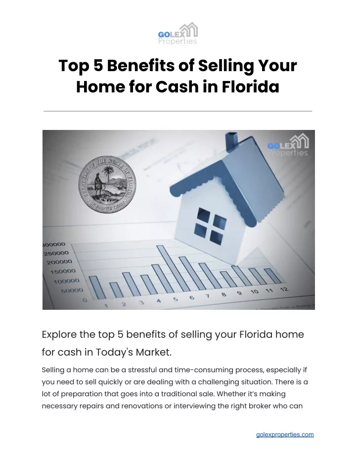 top 5 benefits of selling your home for cash