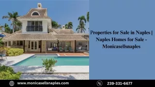 Properties for Sale in Naples | Realtors in Naples - Monicasellsnaples