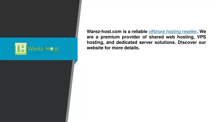 warez host com is a reliable offshore hosting