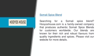 somali spice blend searching for a somali spice