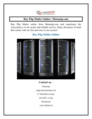 Buy Php Mailer Online  Mmsmtp.com