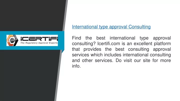 international type approval consulting find