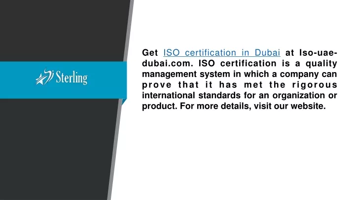 get iso certification in dubai at iso uae dubai