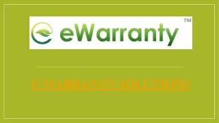 E-warranty Solutions (1)