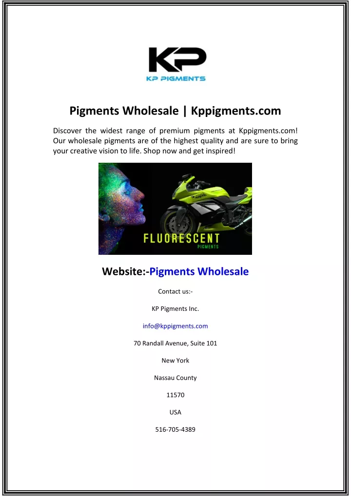 pigments wholesale kppigments com