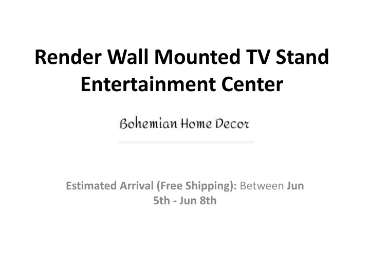 render wall mounted tv stand entertainment center