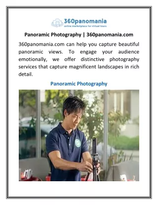 Panoramic Photography | 360panomania.com
