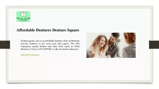 affordable dentures denture square