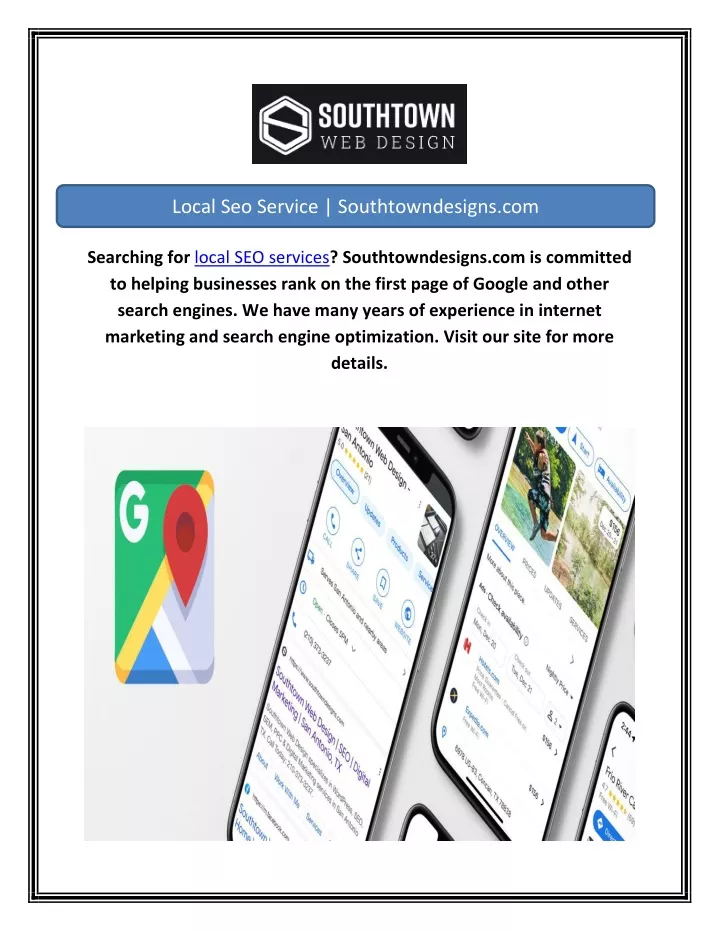 local seo service southtowndesigns com