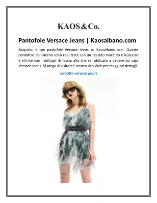 pantofole versace jeans kaosalbano com