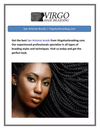 San Antonio Braids Virgohairbraiding.com