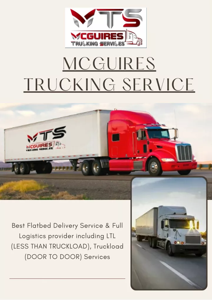 mcguires trucking service
