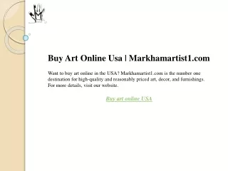 Buy Art Online Usa  Markhamartist1.com