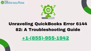 QuickBooks Error 6144 82? Get Fast and Reliable Solution