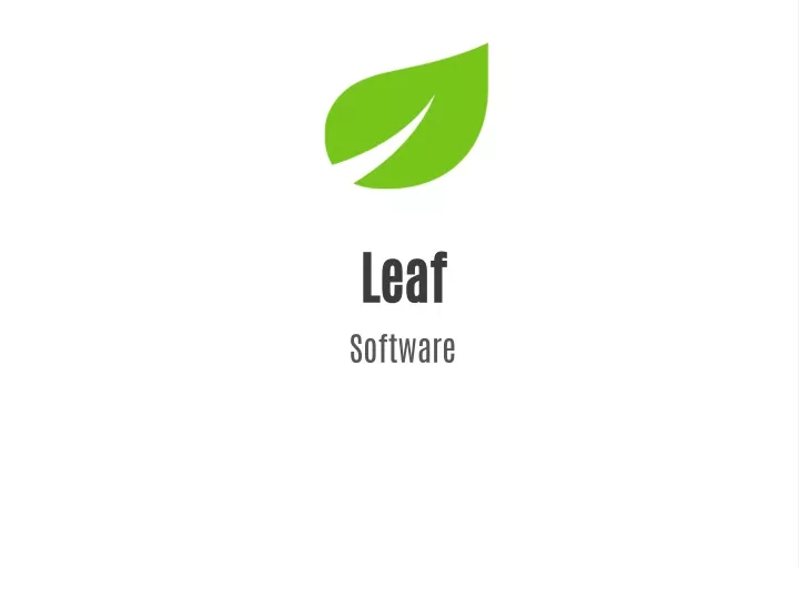 leaf software