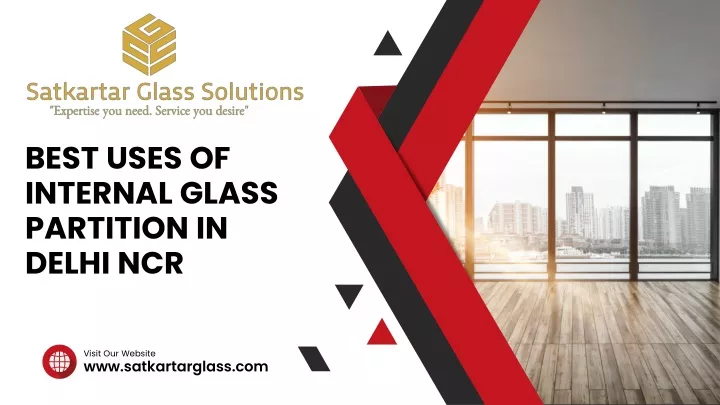 best uses of internal glass partition in delhi ncr