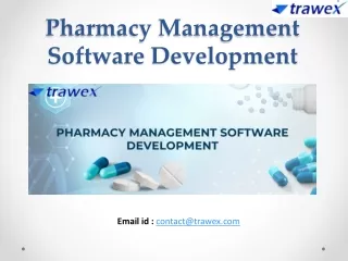 Pharmacy Management Software Development