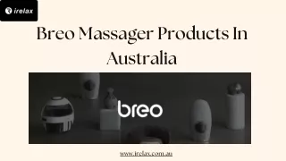 Buy Breo Massager Products In Australia | Irelax