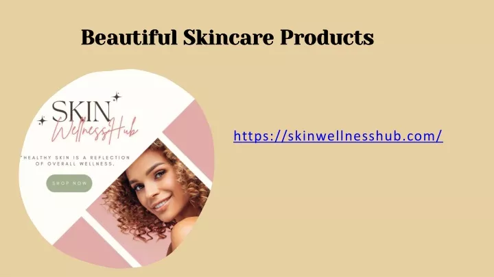beautiful skincare products