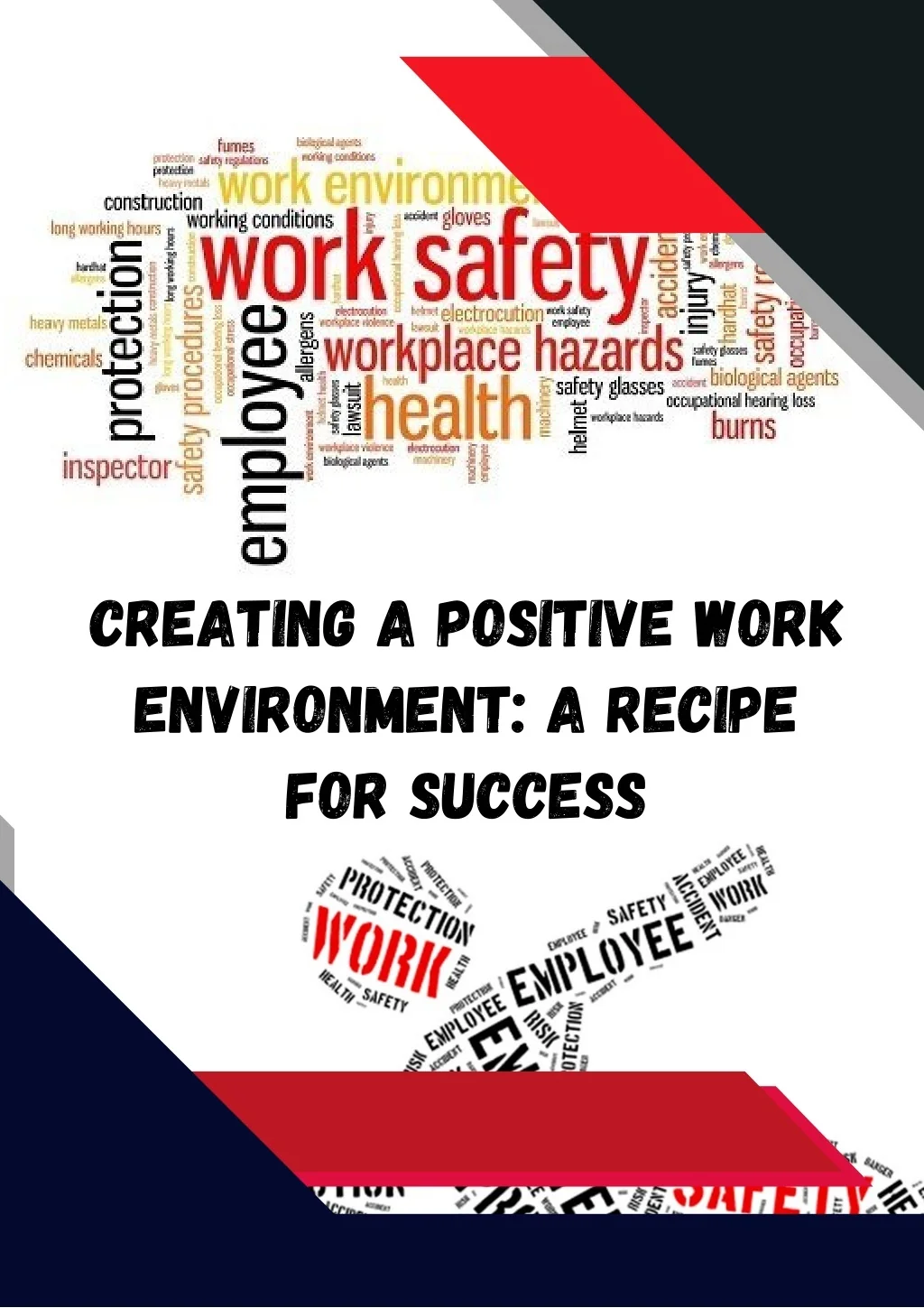 PPT - Creating a Positive Work Environment A Recipe for Success ...
