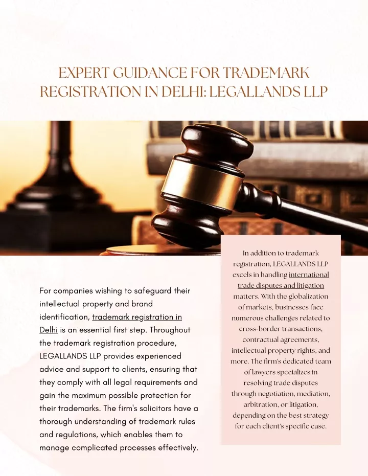 expert guidance for trademark registration