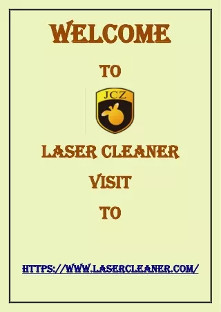 Achieve Immaculate Results with the Power of Laser Cleaning Machine