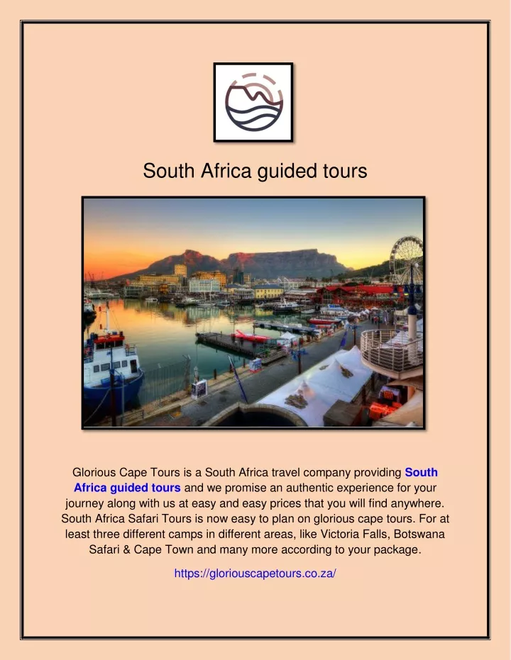 south africa guided tours