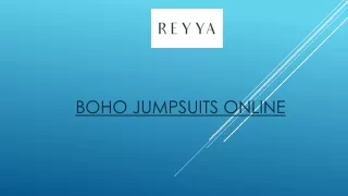 Boho Jumpsuits Online