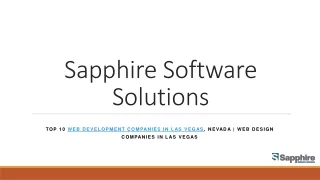 sapphire software solutions