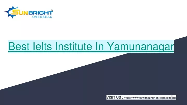 best ielts institute in yamunanagar