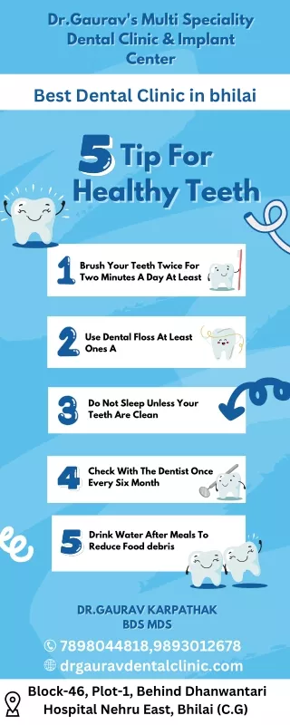 best dental clinic in  bhilai