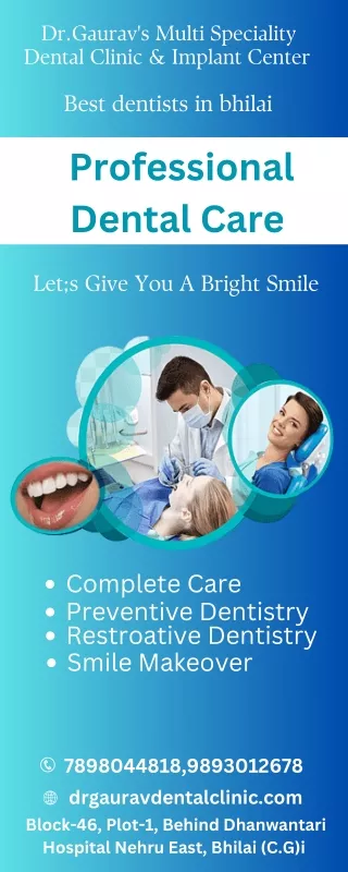 best dentists in bhilai