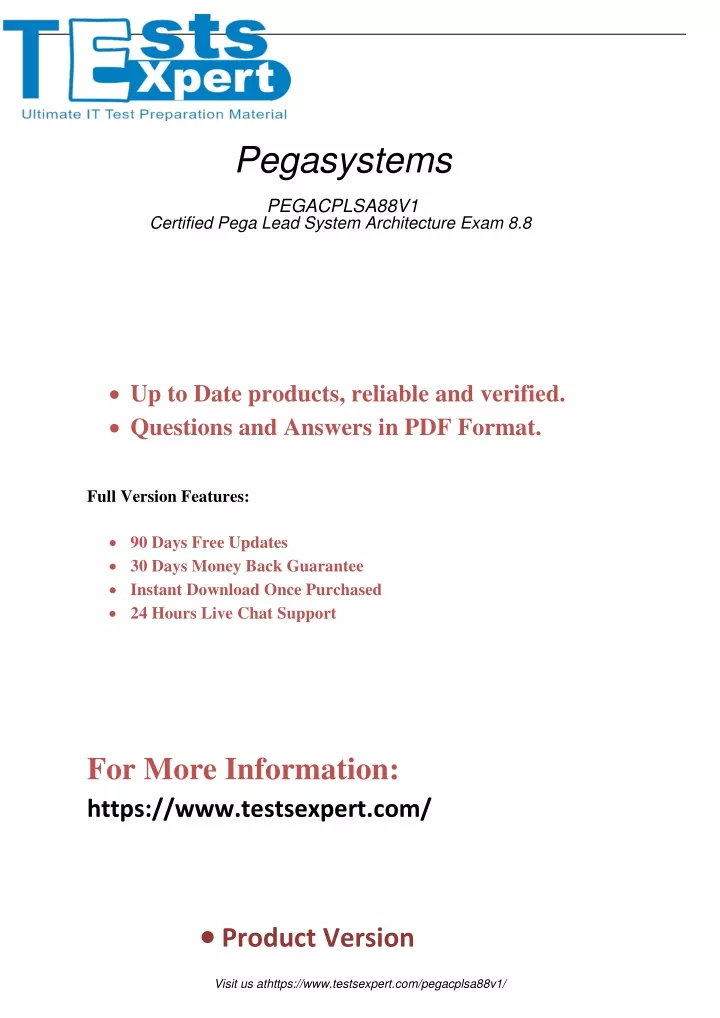 PPT - Master The PEGACPLSA88V1 Exam - Become A Certified Pega Lead ...