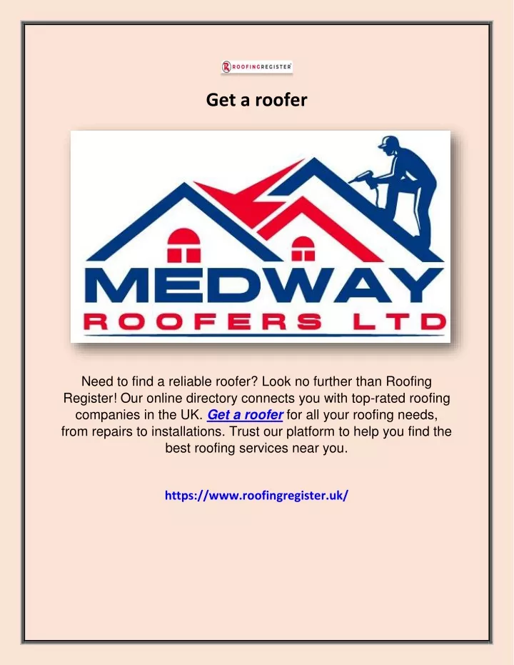 get a roofer