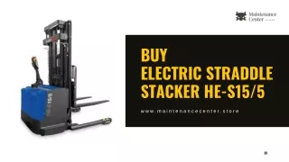 Buy Electric straddle stacker HE-S155