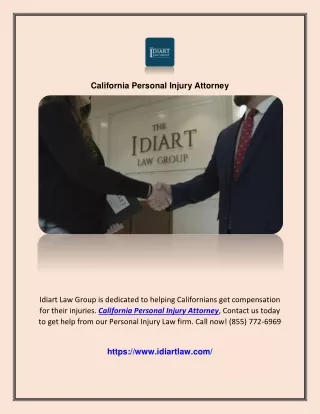 California Personal Injury Attorney