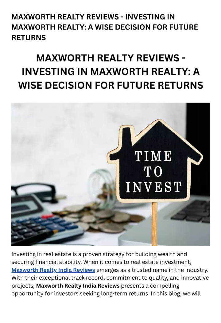 maxworth realty reviews investing in maxworth